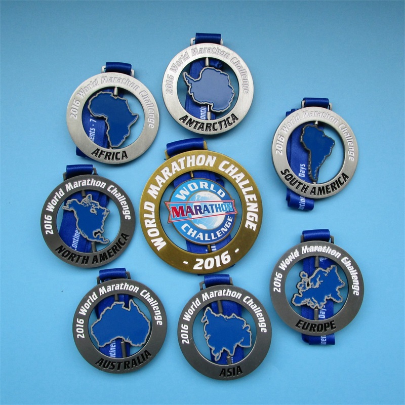 2016 World Marathon Challenge Medaile