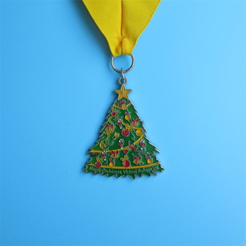Vánoční pamětní medaile vánoční kovová dovolená dárek