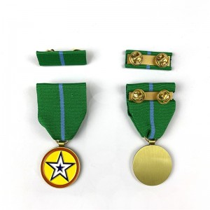 Custom Honor Medaile Vojenská kovová medaile čest pin