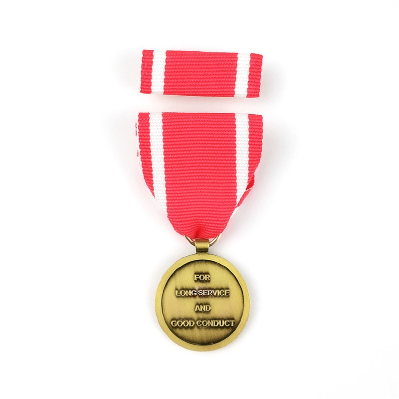 Hard smaltovaný pin medailon die lica metal odznak 3D aktivita medaile a ocenění cti medaile s krátkou stuhou