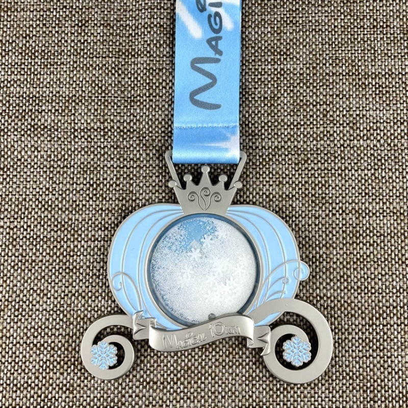 Přizpůsobené sportovní medaile Race Medaile Akrylická medaile Vítěz medaile dýňových medailí s sublimovanou stuhou