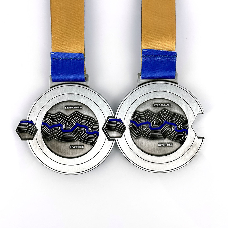 Vlastní závod Medaile Vlastní medaile Ribbons UK Custom Running Medaile