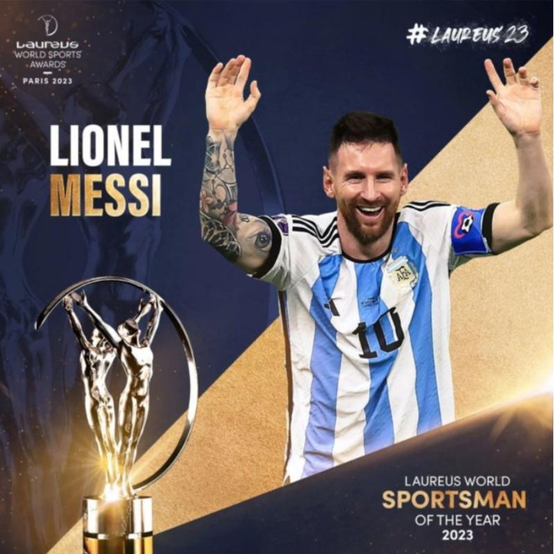 Lionel Messi získal další cenu Lawrence